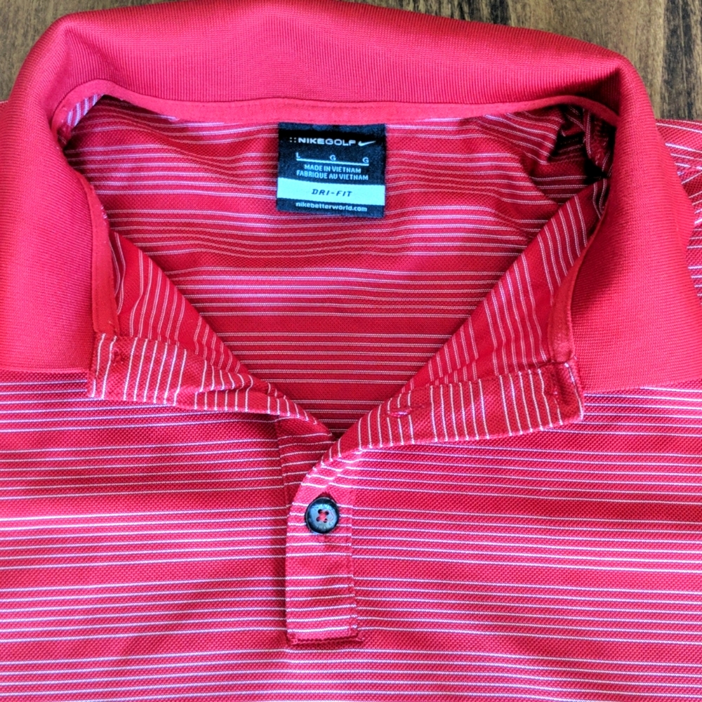 Nike golf men's polo large Dri-Fit